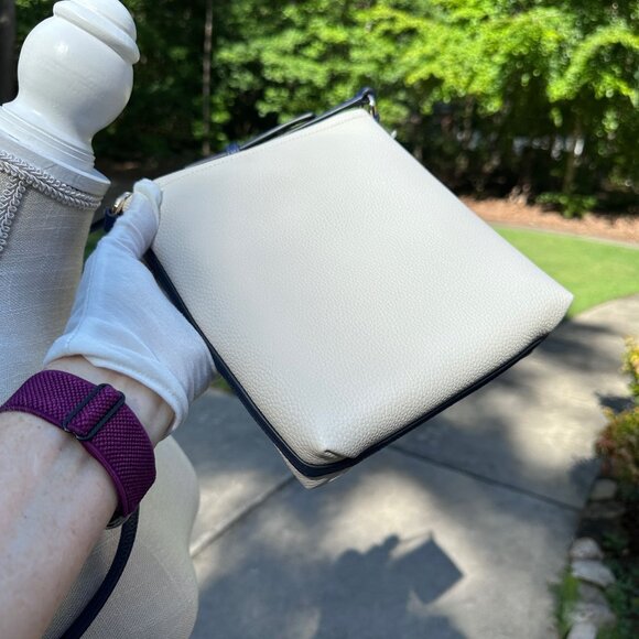 Kate Spade KH164 Ava Colorblock Pebbled Leather Swingpack Crossbody Bag NWT - Picture 3 of 16